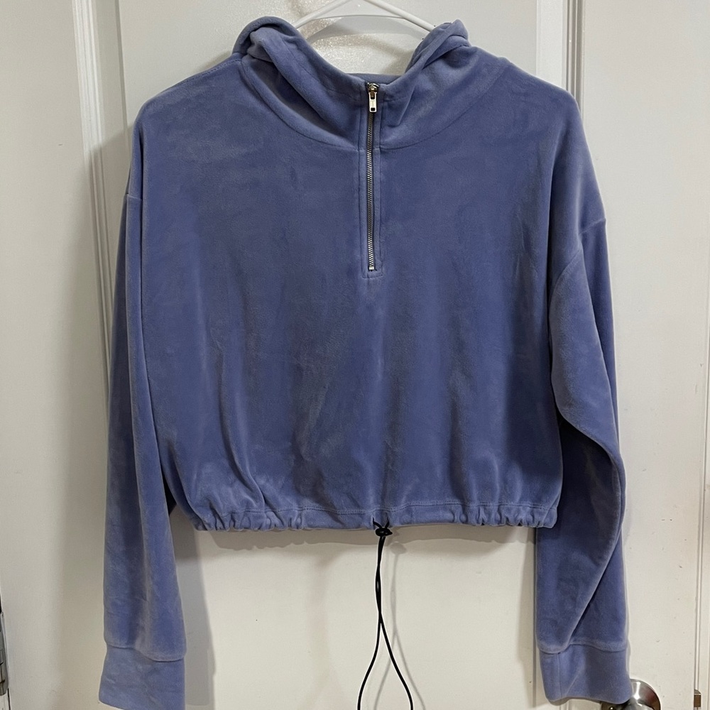 Forever 21 Soft Fleece Crop Sweater